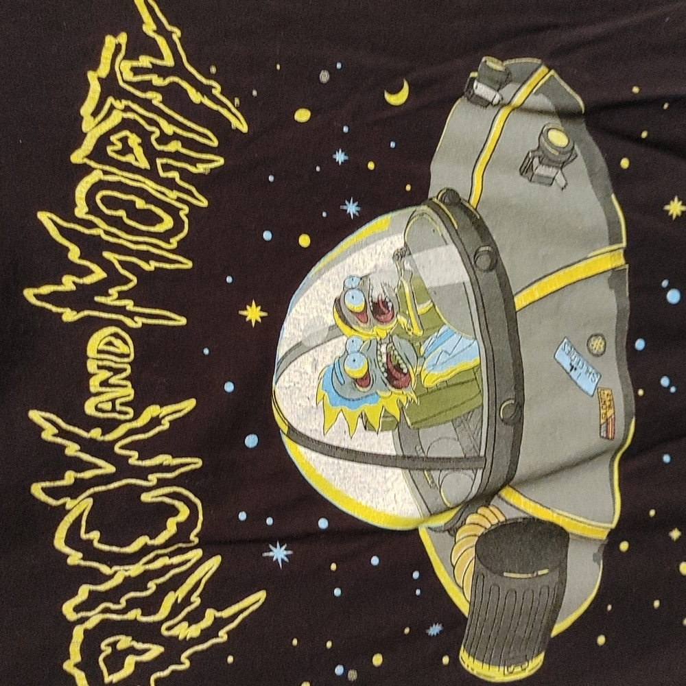 Rick and Morty Screenprint T-shirt - Picture 2 of 4